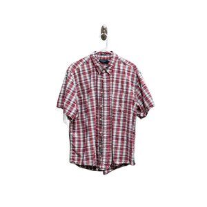 American Eagle Red Plaid Shirt, Size Large